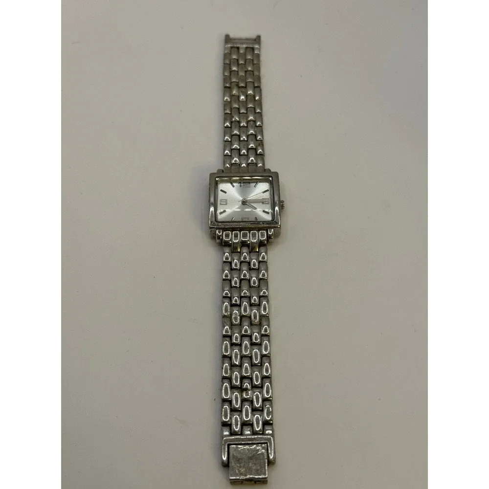 Vintage Merona FMDM141 Men's‎ Watch Square Face Japan Quartz 377 Battery